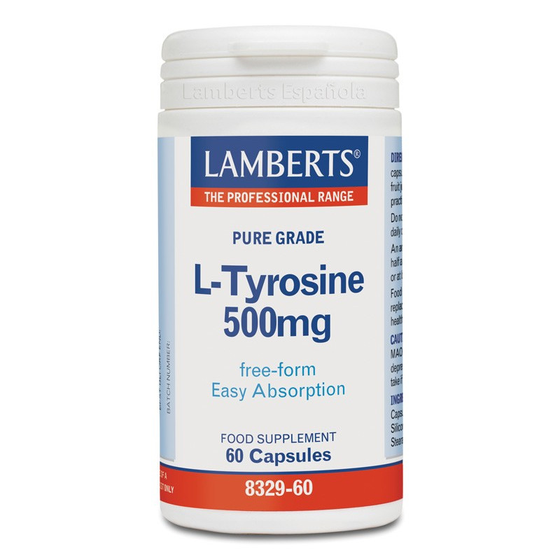 L TYROSINA 500MG 60CAPS