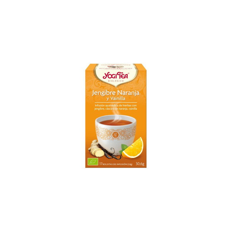 YOGI TEA JENGIBRE NARANJA VAINILLA