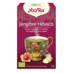 YOGI TEA JENGIBRE HIBISCO