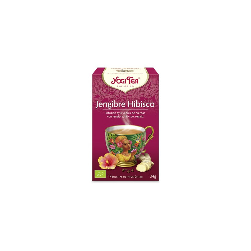 YOGI TEA JENGIBRE HIBISCO