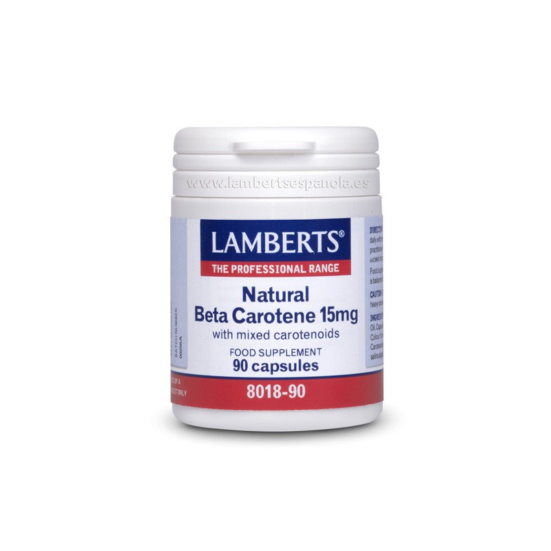 BETACAROTENO 15MG 90COMP
