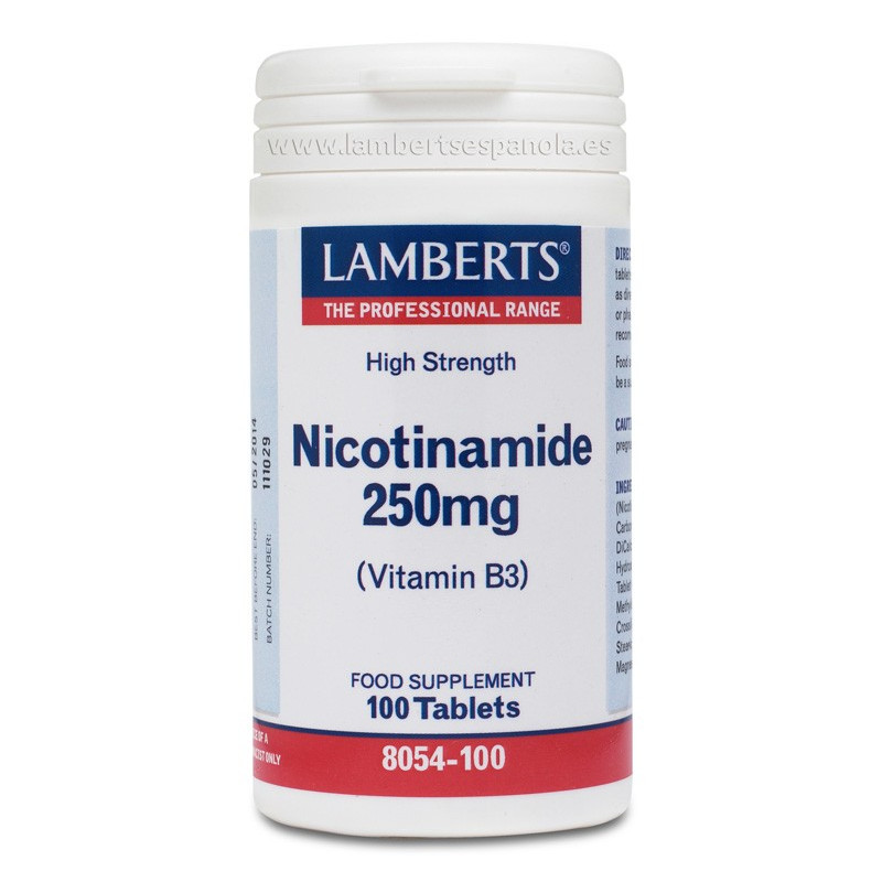 NICOTINAMIDA 250MG 100COMP