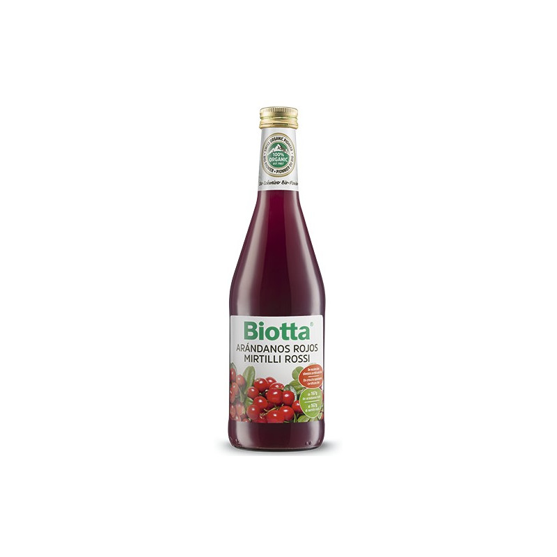 ZUMO ARANDANOS ROJOS 500ML (Biotta)