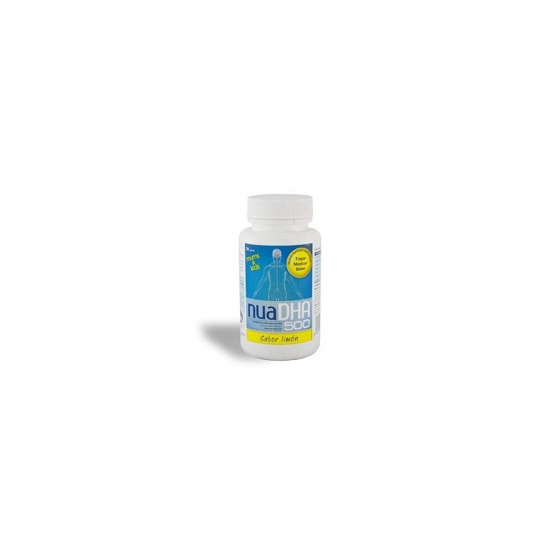 NUA DHA 500 MASTICABLES LIMON 30CAPS
