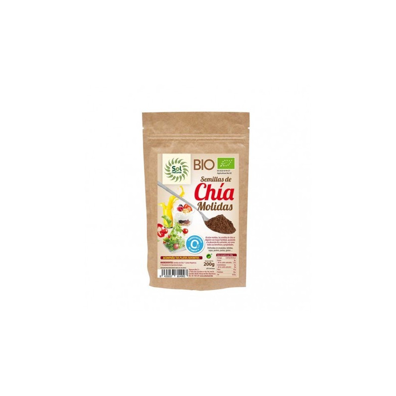 SEMILLAS CHIA MOLIDAS 200GR (Sol Natural)