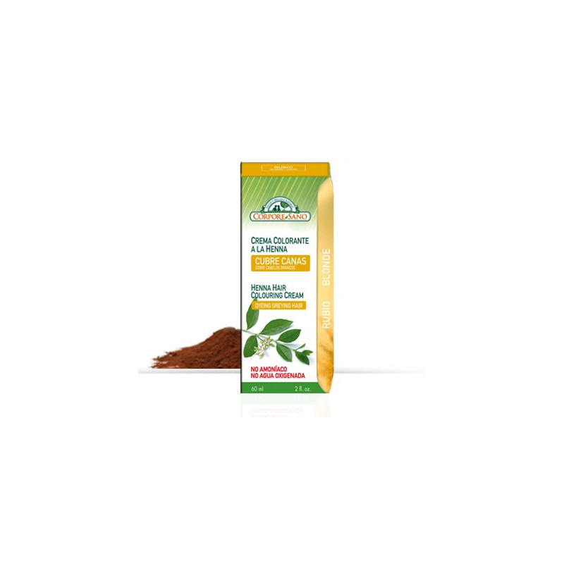 CORPORE SANO - CREMA COLORANTE RUBIO 60ML