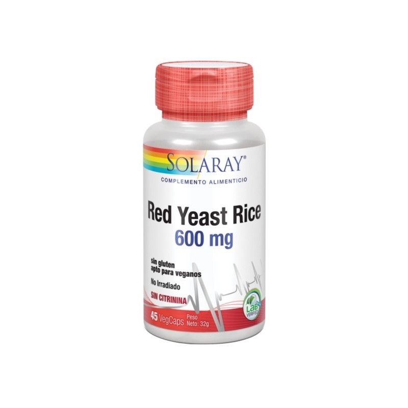 RED YEAST RICE 600MG 45CAPS