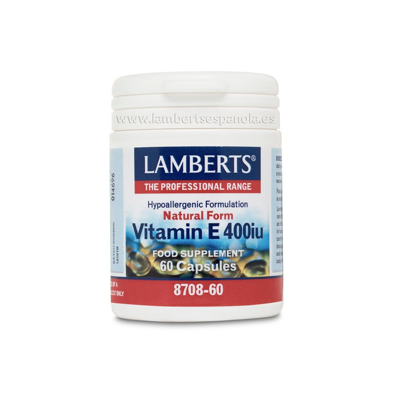 VITAMINA E 400IU 60COMP