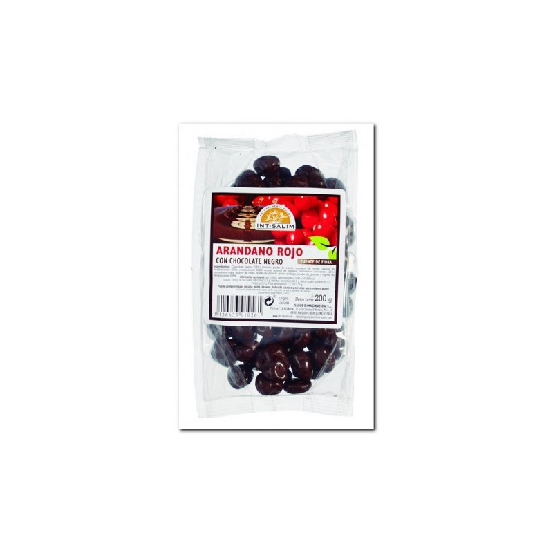 ARANDANO ROJO CHOCOLATE NEGRO 200GR (Int Salim)