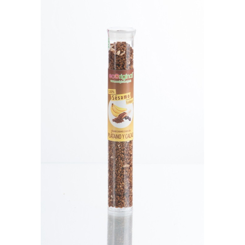 SNACK SESAMO PLATANO Y CACAO BIO (Ecoriginal)