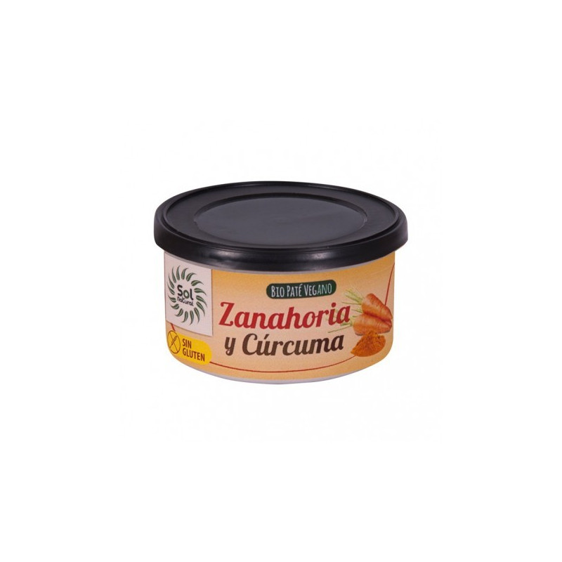 PATE ZANAHORIA CURCUMA 125GR (Sol Natural)