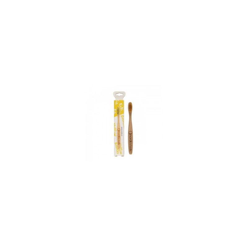 CEPILLO AMARILLO BAMBU INFANTIL