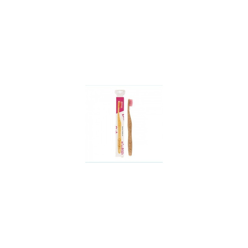 CEPILLO BAMBU ROSA ADULTO