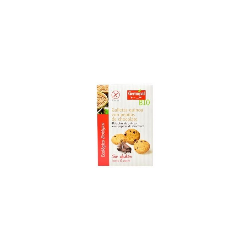 GALLETAS QUINOA CACAO Y GOTAS 250GR (Germinal)