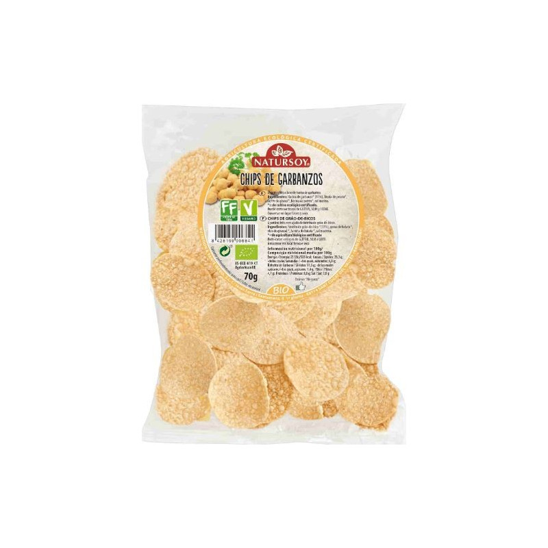 CHIPS GARBANZOS 70GR (Natursoy)