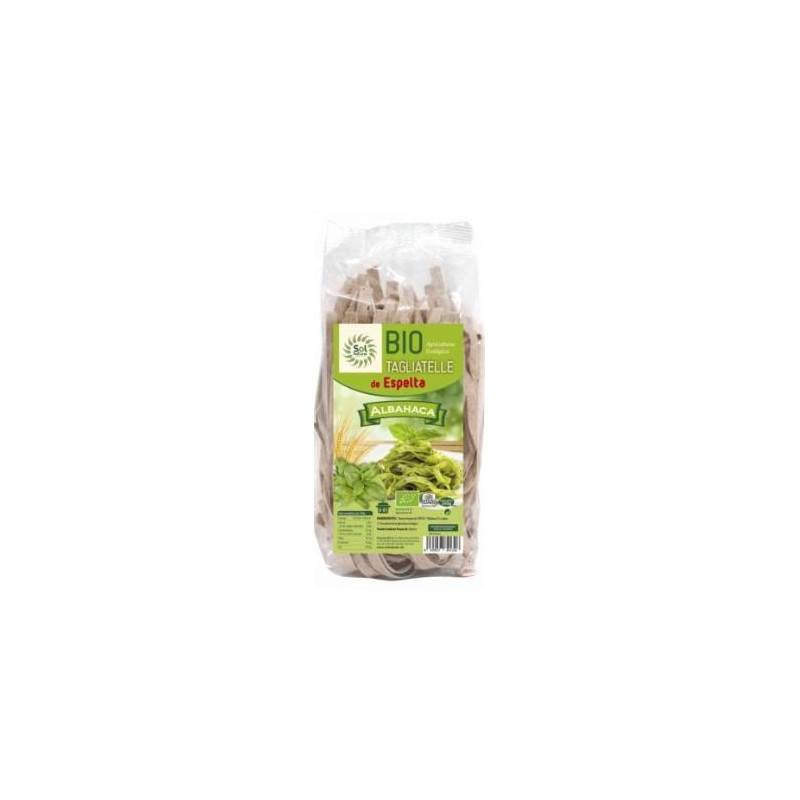 TAGLIATELLE ESPELTA ALBAHACA 250GR (Sol Natural)