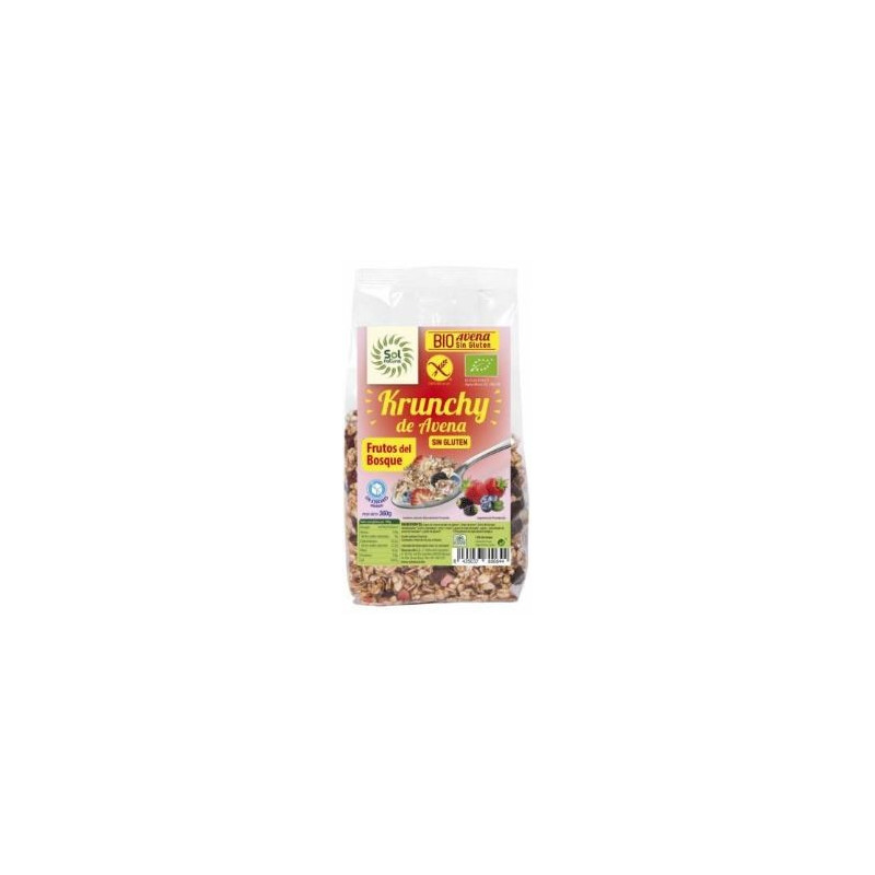 KRUCHY AVENA FRUTOS BOSQUE S/G 350gr(Sol Natural)