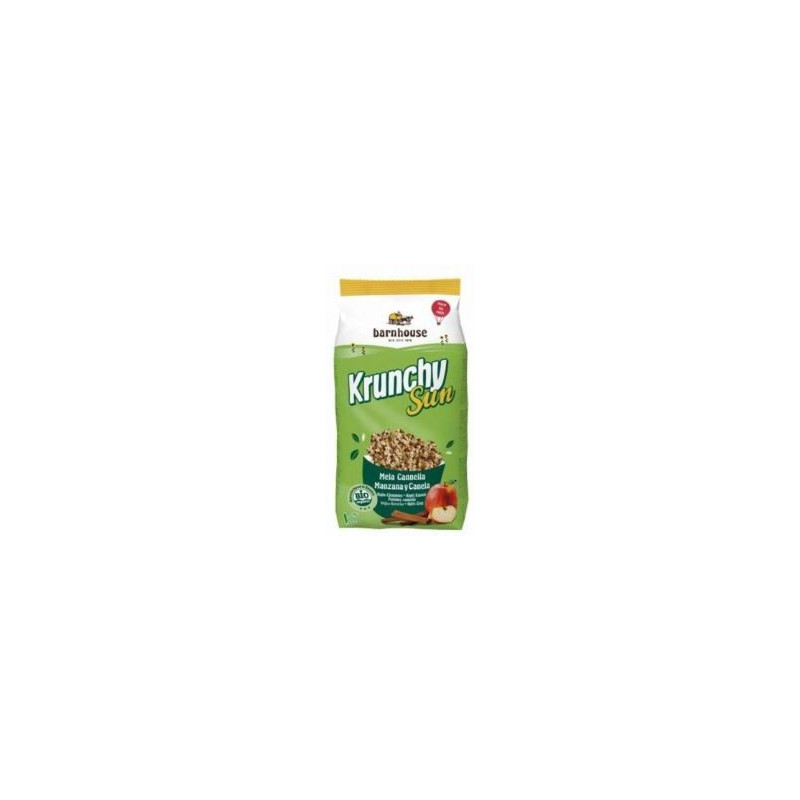 KRUNCHY SUN MANZANA CANELA 375GR (Barnhouse)