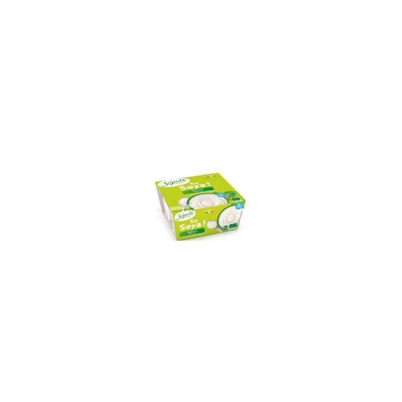 YOGUR SOJA NATURAL 4X100GR (Sojade)