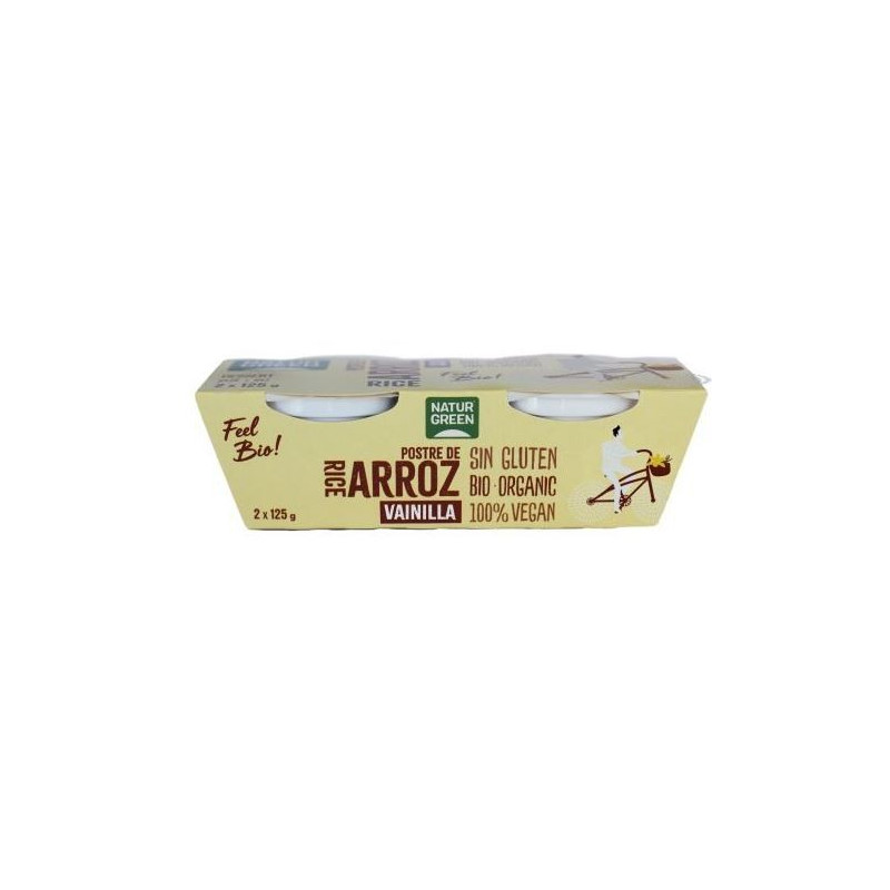 POSTRE ARROZ VAINILLA 2X125GR (Naturgreen)