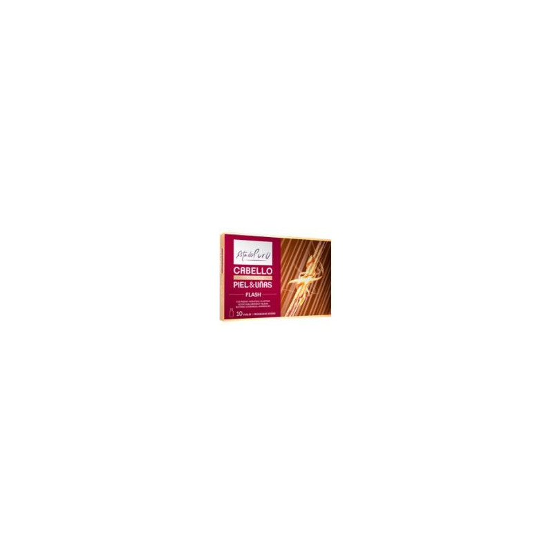 CABELLO PIEL UÑAS FLASH 10 VIALES (Estado Puro)