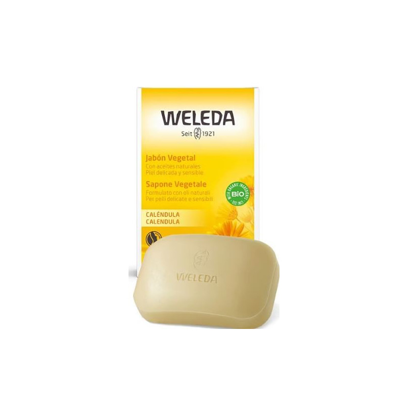 JABON VEGETAL DE CALENDULA 100GR (Weleda)