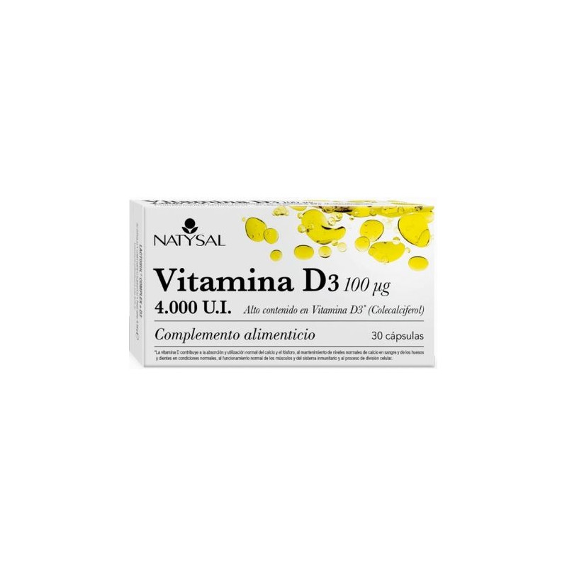 VITAMINA D3 4000 30cap (Natysal)