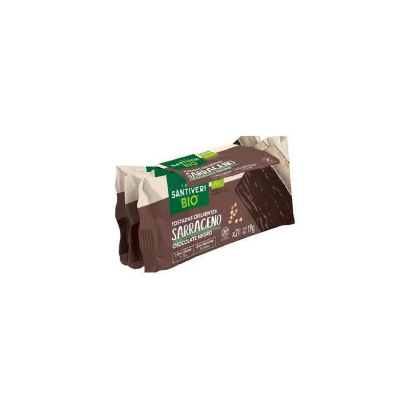 TOSTADAS CRUJIENTES SARRACENO CHOCO 3 (Santiveri)