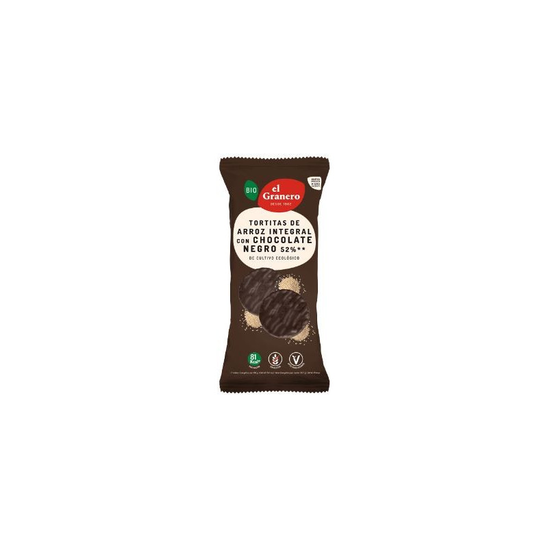 TORTITAS ARROZ CHOCO NEGRO (El Granero)