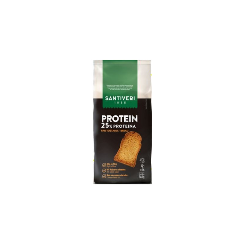 PAN TOSTADO PROTEICO 240GR (Santiveri)