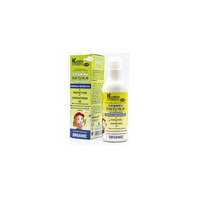 CHAMPU VITAMINADO EDAD ESCOLAR 250ML (KUNDA)
