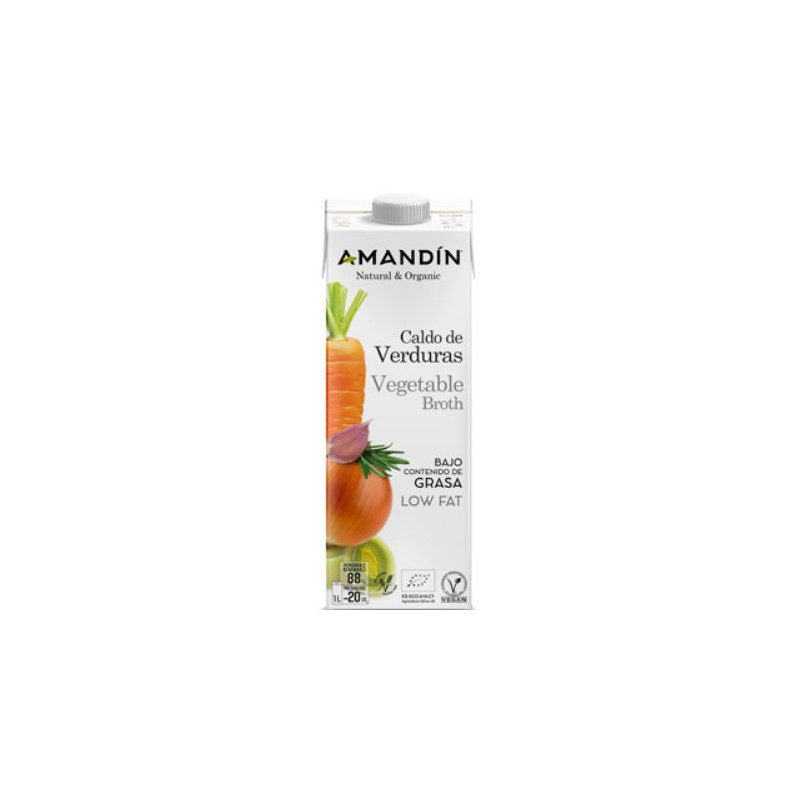 CALDO DE VERDURAS 1L (Amandin)